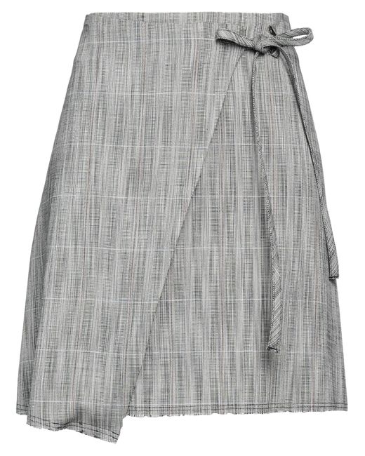 Closed Gray Mini Skirt