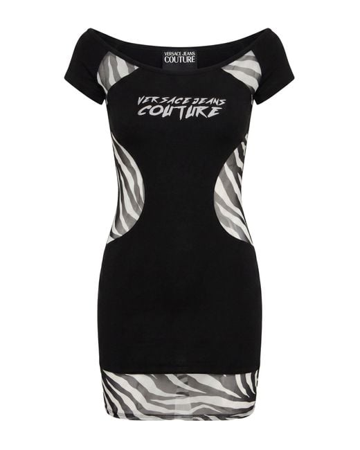 Versace Jeans Couture Black Mini Dresses