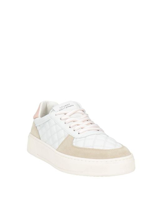 Stuart Weitzman White Sneakers Leather