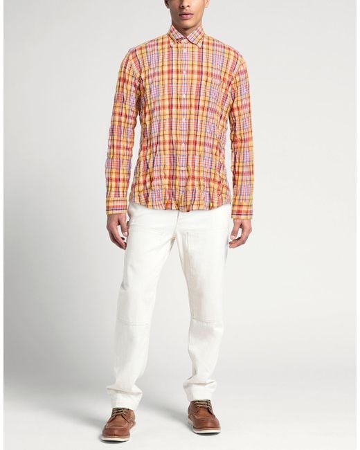 B.D. Baggies Pink Shirt Cotton for men