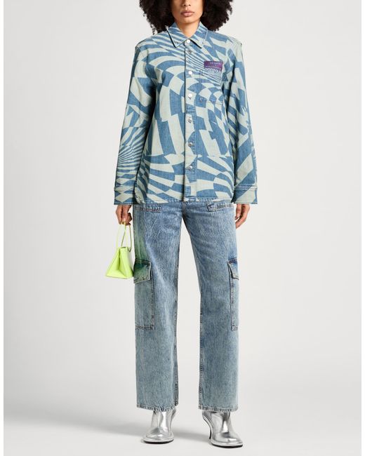 Stella McCartney Blue Denim Shirts