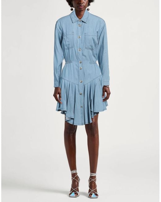 Gaelle Paris Blue Mini Dress