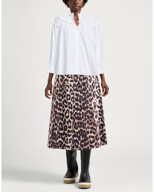 Sandro White Shirt Cotton