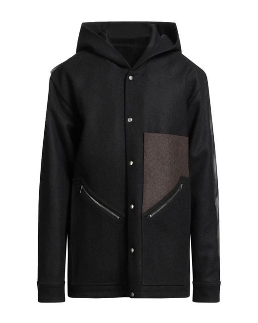 Rick Owens Black Coat for men