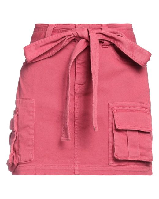Blumarine Pink Denim Skirt