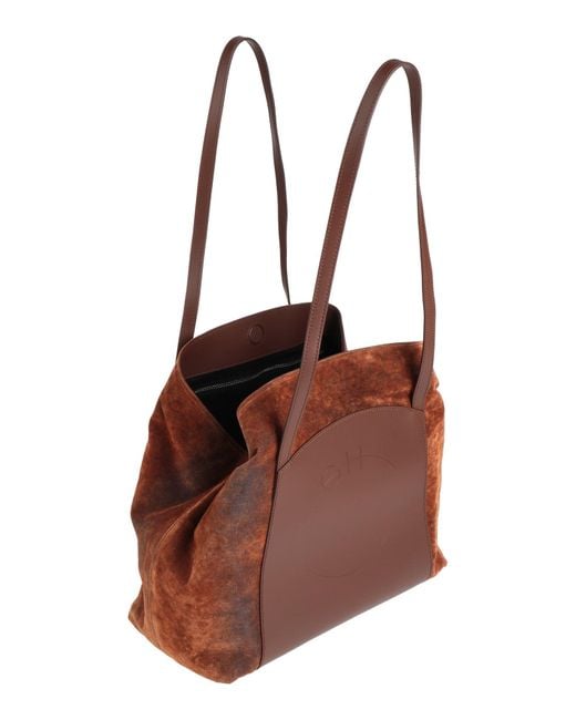High Brown Schultertasche