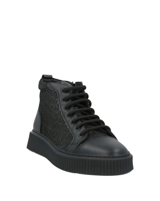 Giovanni Conti Black Trainers for men