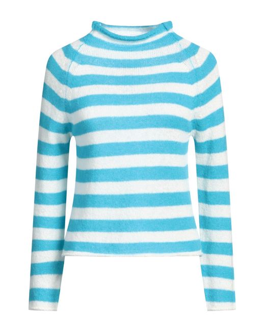 SOHO-T Blue Turtleneck Polyamide, Wool, Alpaca Wool, Polyacrylic