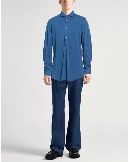 Camicia di Fedeli in Blue da Uomo