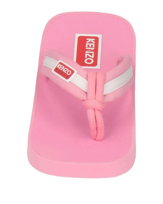 KENZO Pink Thong Sandal