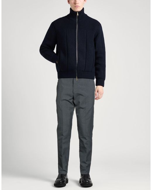 Thom Browne Gray Charcoal Pants Wool, Polyester for men