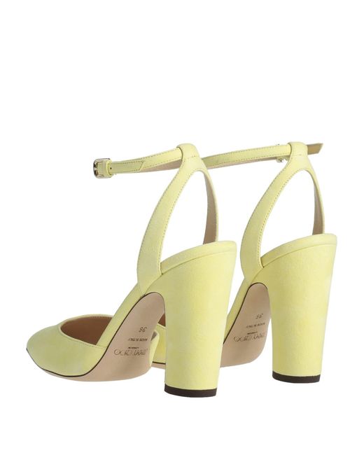 light yellow pumps