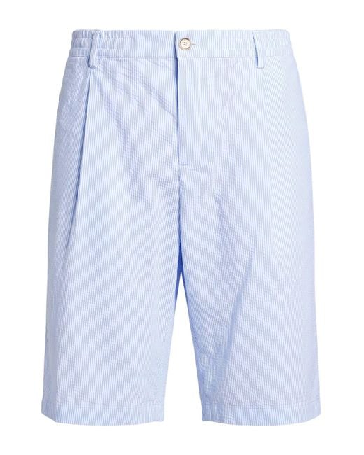 Paul & Shark Blue Riviera Light Shorts & Bermuda Shorts Cotton for men