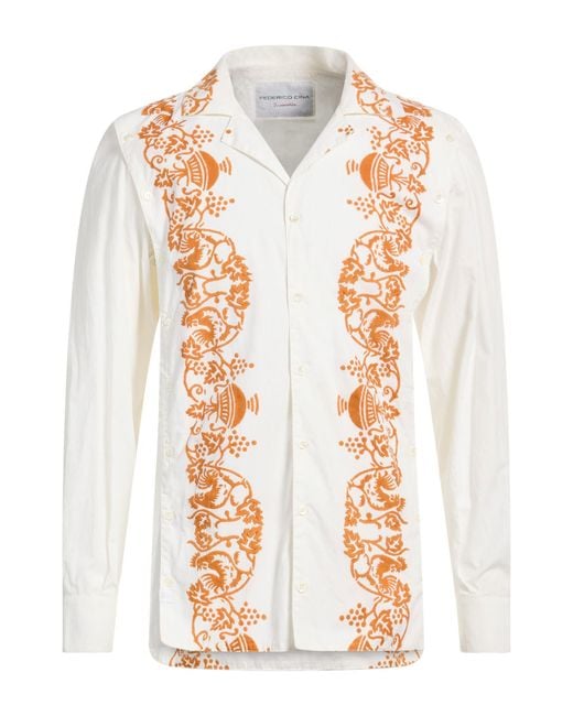 FEDERICO CINA White Shirt for men
