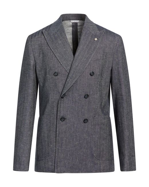 Manuel Ritz Gray Blazers for men