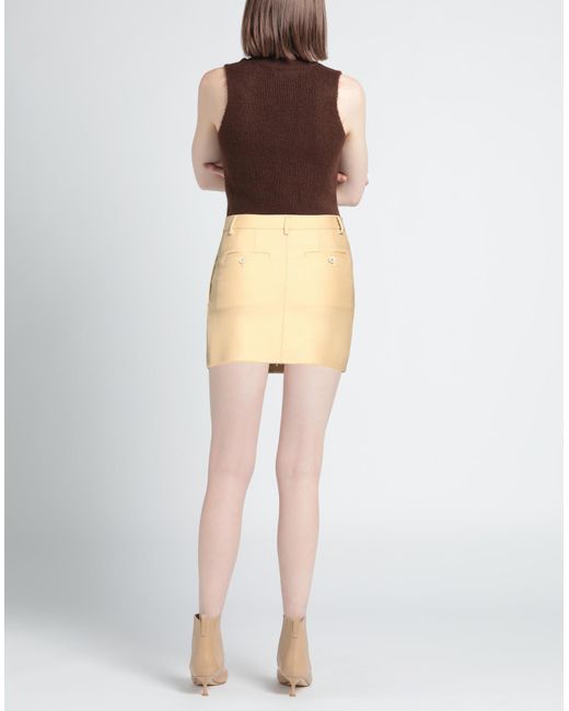 Lanvin Natural Mini Skirt