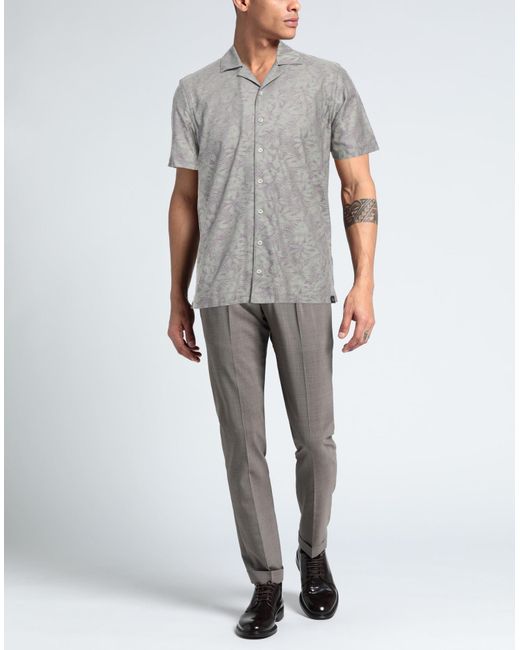 Gran Sasso Gray Shirt for men