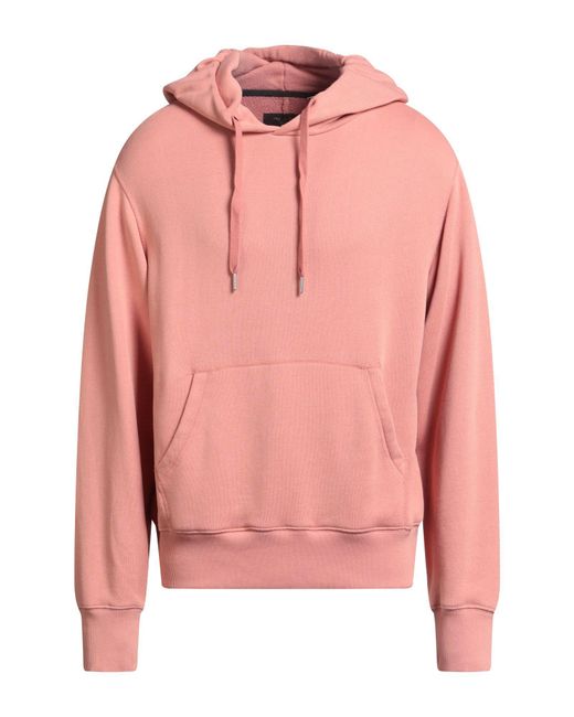 Rag & Bone Pink Sweatshirt Cotton, Elastane for men