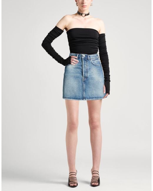 Acne Blue Denim Skirt