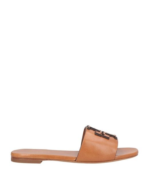 Tory Burch Brown Sandals Leather