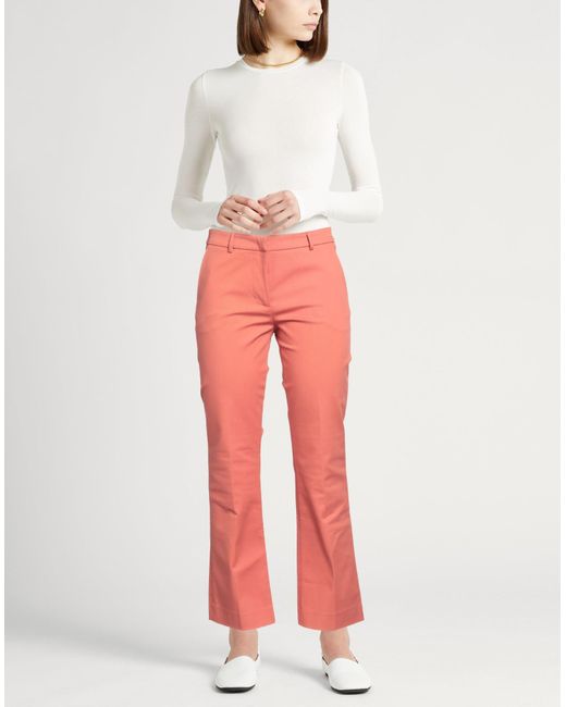 PT Torino Red Pants Cotton, Elastane