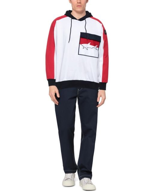 Paul & Shark Red Sweatshirt Cotton for men