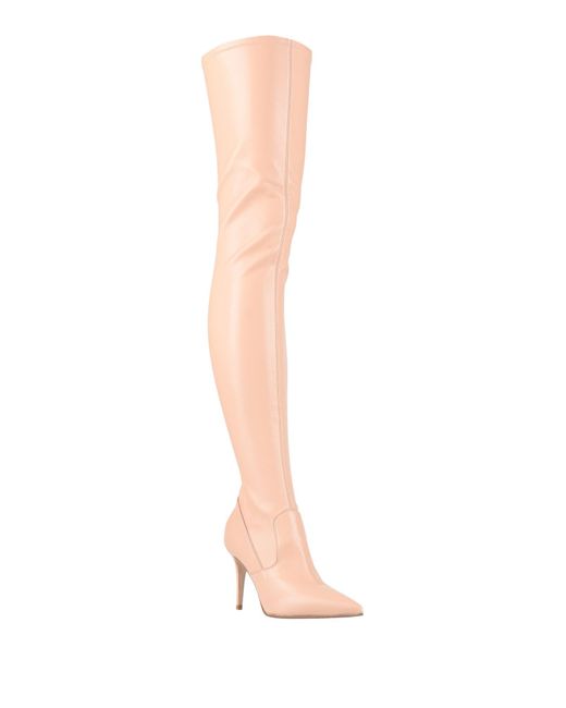 Le Silla White Blush Boot Synthetisches Material