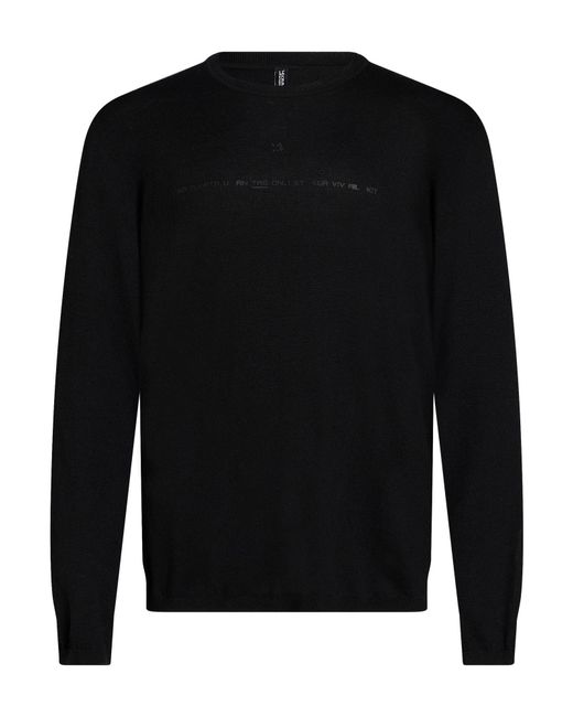 KRAKATAU Black Sweater Wool for men