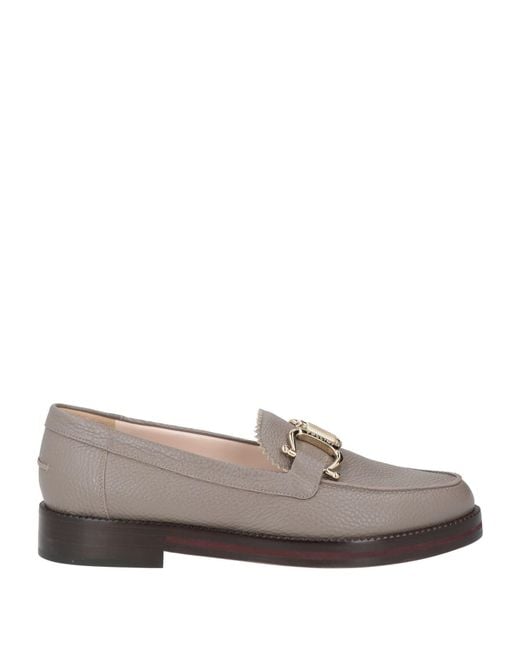 Pollini Gray Mokassin