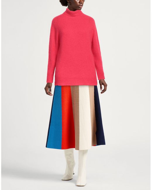 Kaos Pink Rollkragenpullover