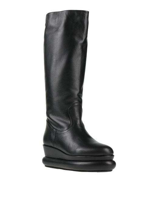 Paloma Barceló Black Boot Leather