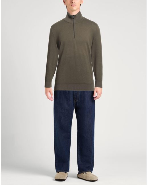 Massimo Alba Green Turtleneck for men