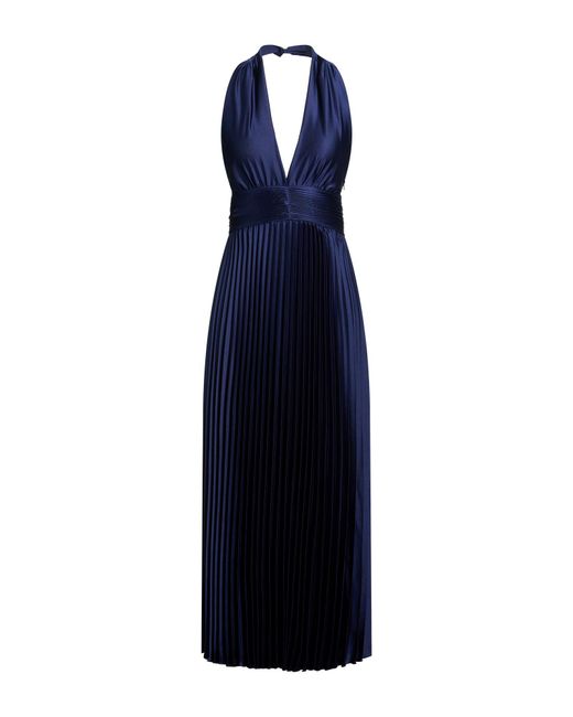 Kaos Blue Maxi Dress Polyester
