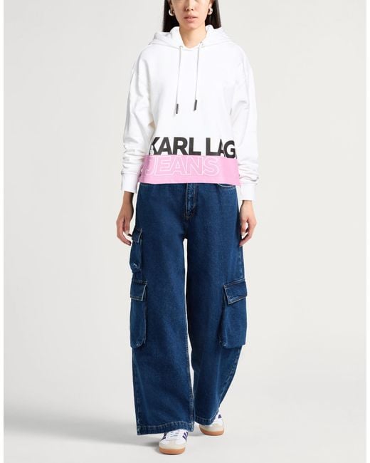 Karl Lagerfeld Pink Sweatshirt