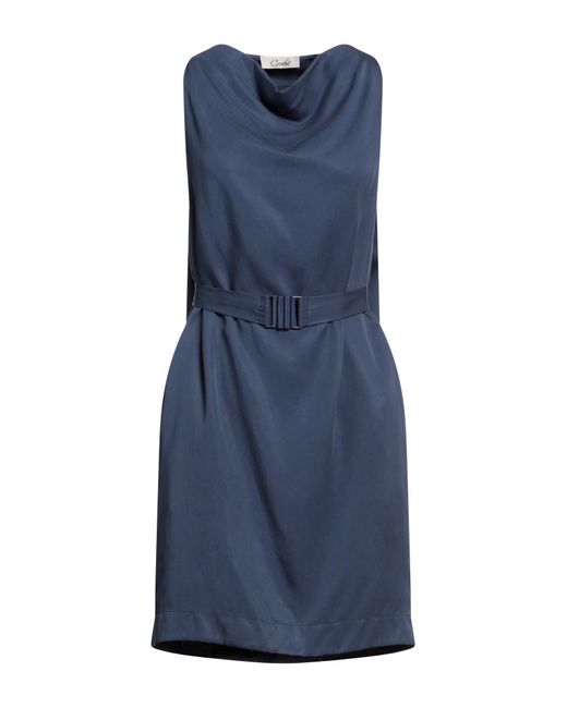 CROCHÈ Blue Mini Dress