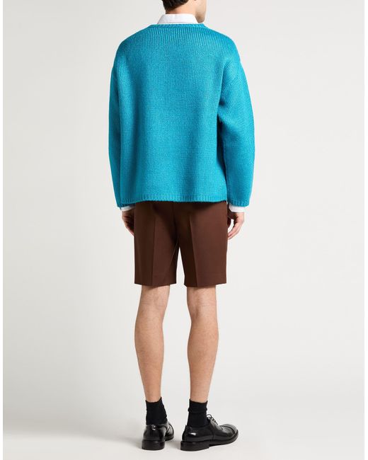 Valentino Garavani Blue Sweater Silk, Polyamide for men