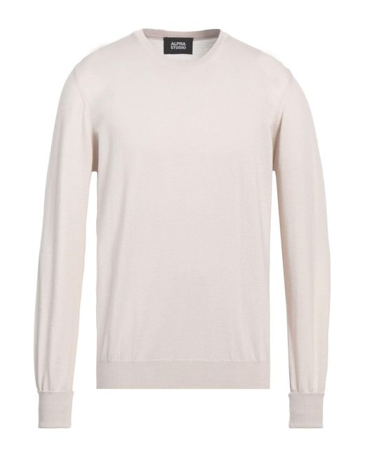 Pullover Alpha Studio pour homme en coloris White