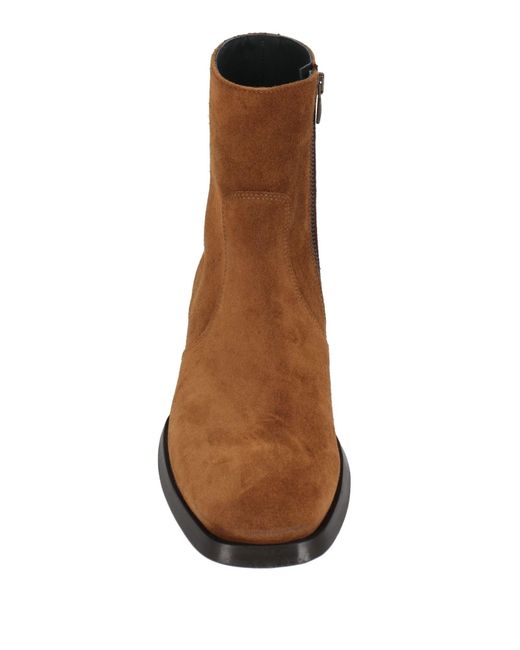 MICH SIMON Brown Ankle Boots for men