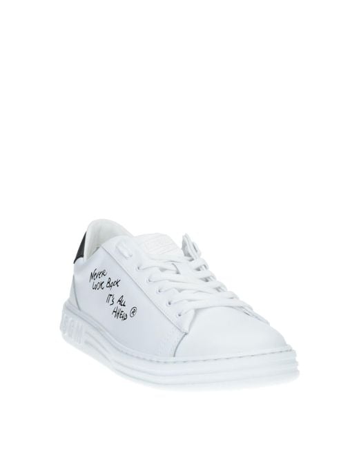 MSGM White Sneakers for men