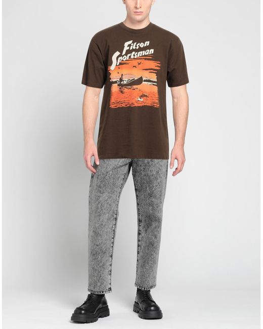 Filson Orange T-shirt for men