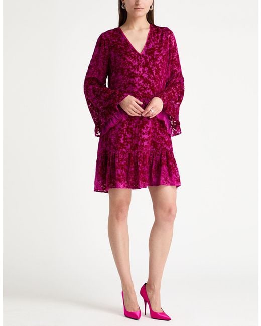 Hale Bob Purple Mini Dresses