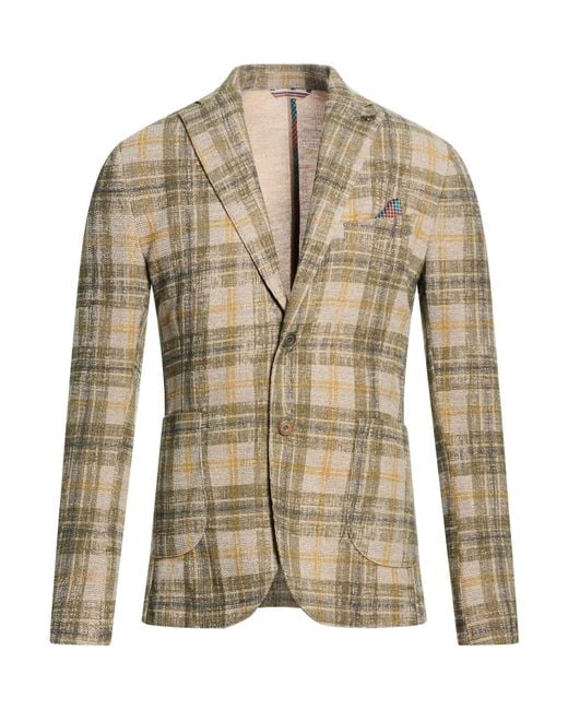 Bob Green Blazer Polyester, Cotton for men