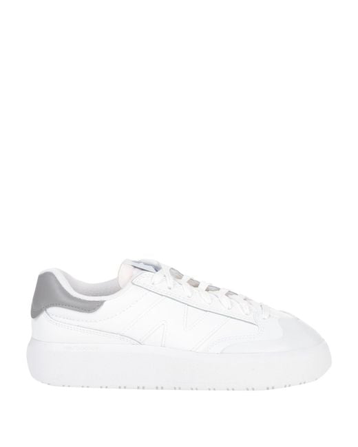 New Balance White Trainers