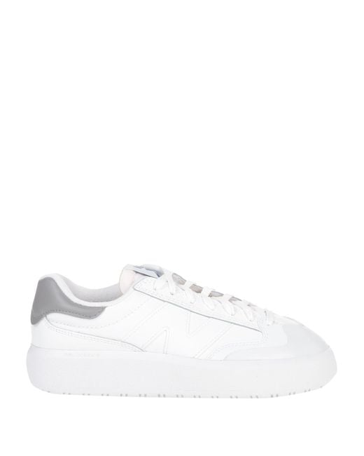 New Balance White Trainers