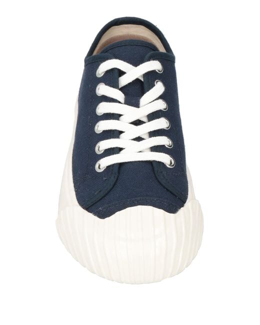 KENZO Blue Midnight Sneakers Textile Fibers