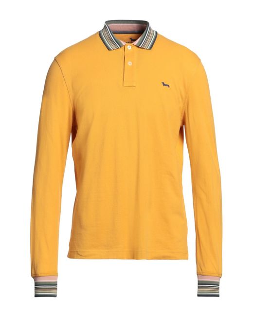 Harmont & Blaine Yellow Polo Shirt Cotton for men