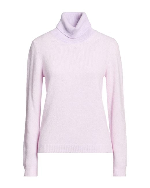 Gran Sasso Pink Turtleneck