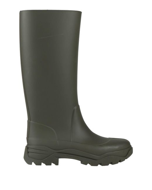 Maison Margiela Green Military Boot Rubber for men