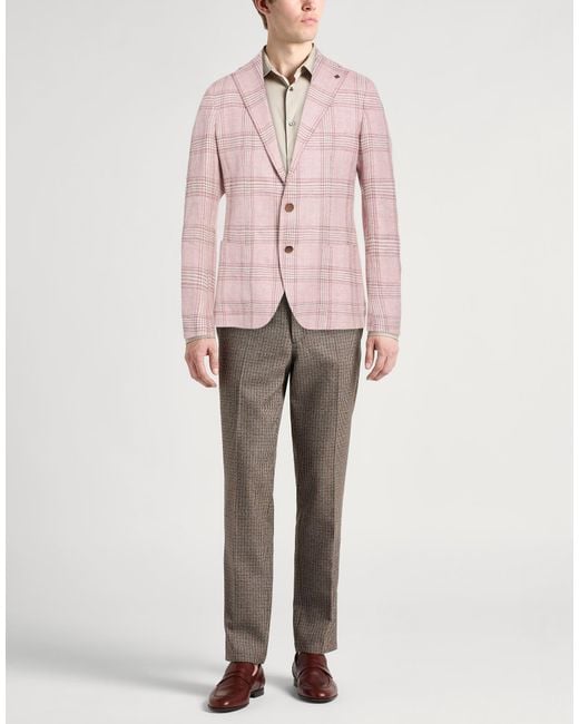 Tagliatore Pink Blazers for men