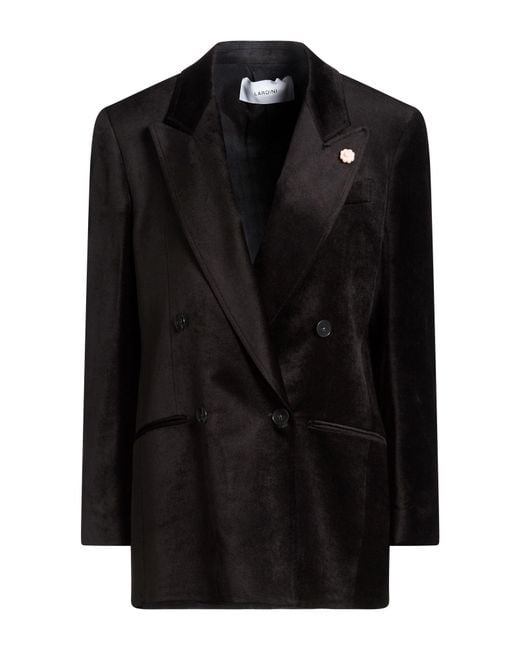 Lardini Black Blazer Viscose